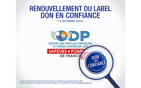 Renouvellement label don en confiance - ODP