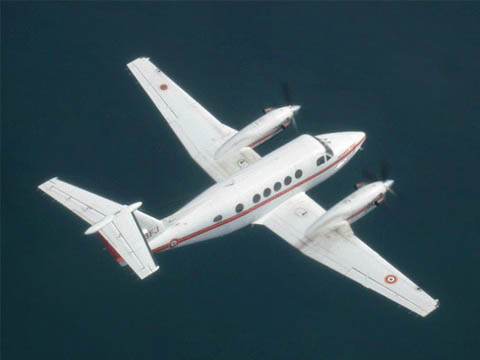 Avion "Beechcraft" de la Sécurité civile – © Sécurité civile