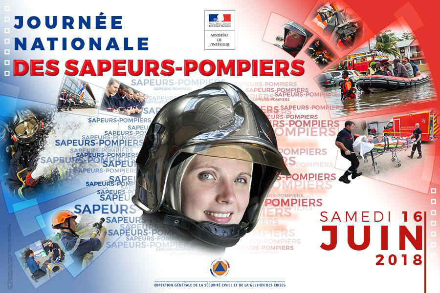 Journée nationale des sapeurs-pompiers 2018 (affiche officielle)