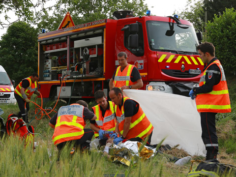 Véhicule de secours routier (VSR) – sapeurs-pompiers © Olivier Rigaud