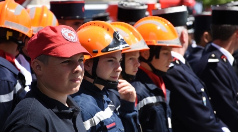 JNSP2017 - Jeunes sapeurs-pompiers (JSP) représentés